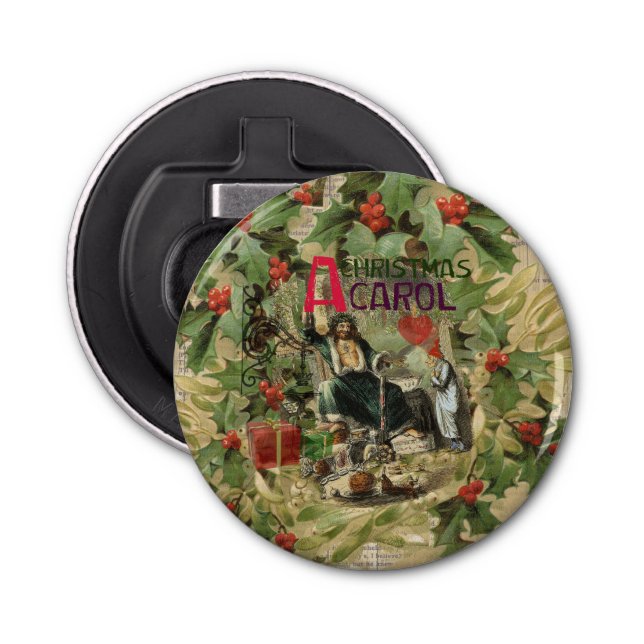 Décapsuleur Fantôme de Noël Illustration actuelle Scrooge (Devant)