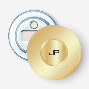 Décapsuleur Faux Gold Monogrammed Élégant Modèle personnalisé