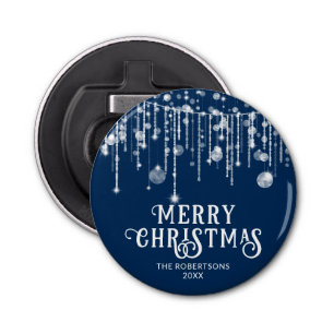 Décapsuleur Fête de Noël Marine Blue String