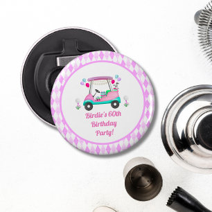 Décapsuleur Fête élégante de golf pour femmes Cart Anniversair