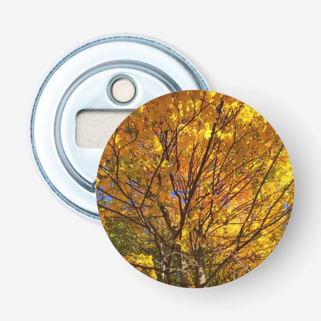 Décapsuleur Feuillage Jaune d'Automne (Devant)