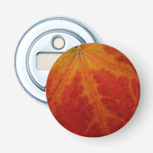Décapsuleur Feuille de Érable Rouge Photographie de Nature Abs