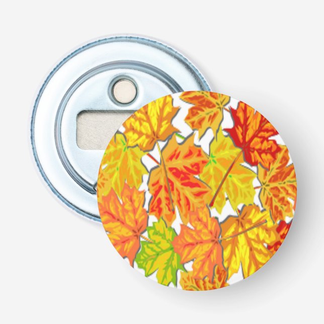 DÉCAPSULEUR FEUILLES D'AUTOMNE (Devant)