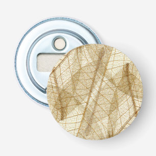 Décapsuleur Feuilles de dentelle de crème pâle rustique
