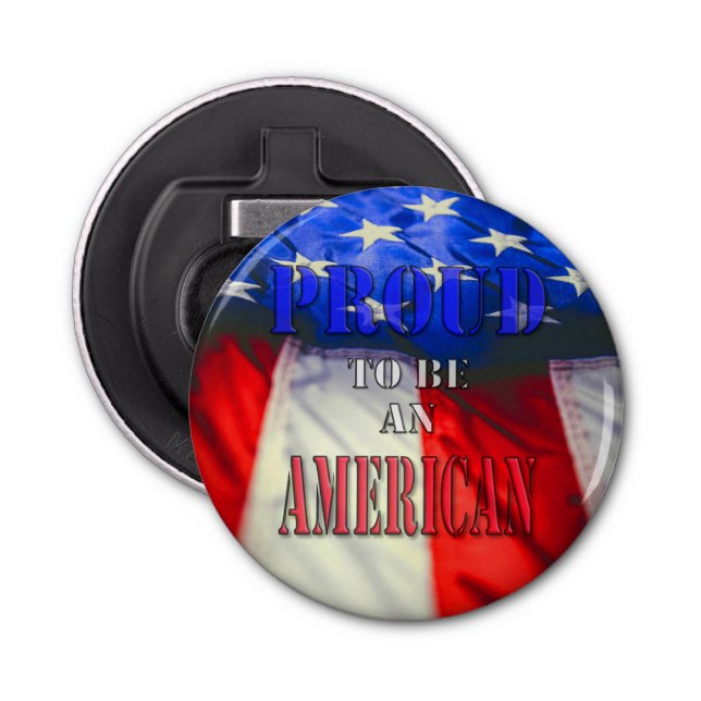 Décapsuleur Fier d'être un Américain (Devant)