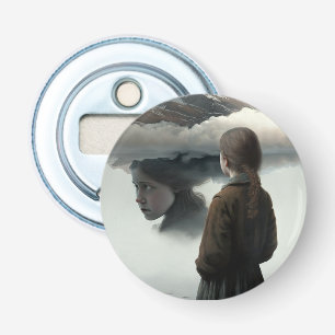 Décapsuleur Fille avec des nuages