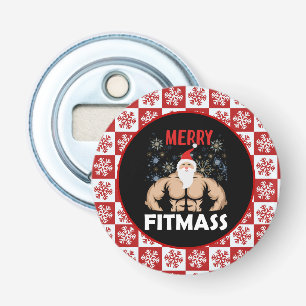 Décapsuleur Fitness amusant Thème Noël Fitmas Trainer Salle de