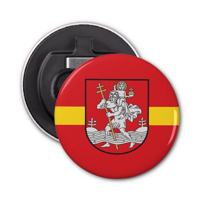Décapsuleur Flag of Vilnius, Lithuania Bottle Opener (Devant)