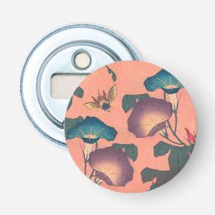 Décapsuleur Fleur d'abeille rose classique Hokusai Art