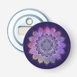 Décapsuleur Fleur de vie - Style Vintage Galaxy Espace 1