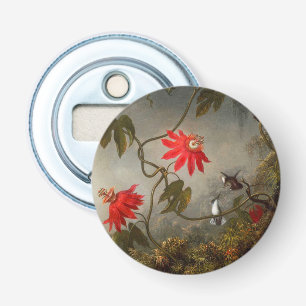 Décapsuleur Fleurs de passion avec tête de colibris