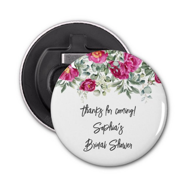 Décapsuleur Fleurs De Sage Rose Fleurs Douche Florale Faveurs (Devant)