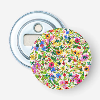 Décapsuleur Fleurs florales printanières jolies et colorées