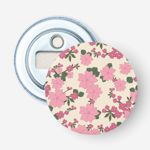 Décapsuleur Fleurs Roses, Motif Floral, Motif De Fleurs