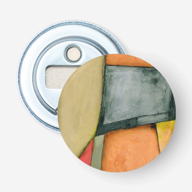 Décapsuleur Formes géométriques colorées contemporaines (Devant)