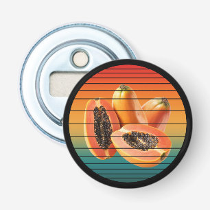 Décapsuleur Fruits de papaye vintage nourriture saine végane