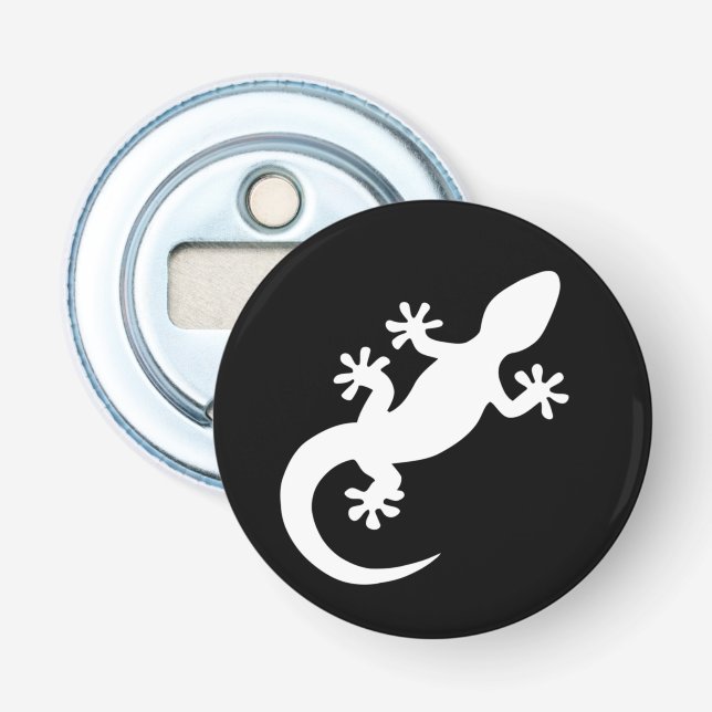 Décapsuleur Gecko blanc (Devant)