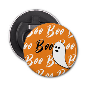 Décapsuleur Ghost Halloween noir blanc orange boite