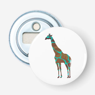 Décapsuleur Giraffe Siloette Brown et Turquoise