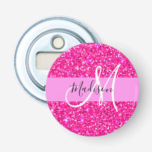 Décapsuleur Glamour Fille Chaude Rose Paillettes Paillettes Mo