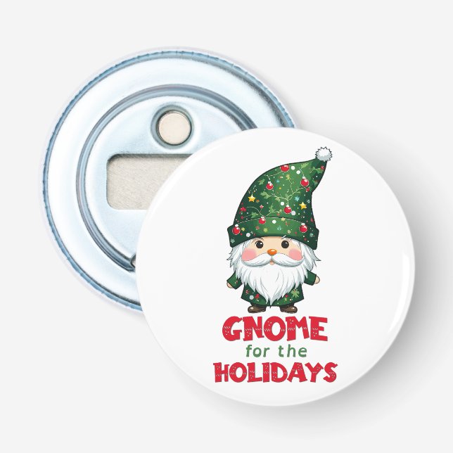 Décapsuleur Gnome Pour Les Vacances Drôle & Adorable Noël (Devant)