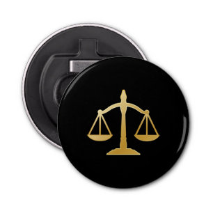 Décapsuleur Golden Scales of Justice Law Theme