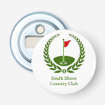 Golf Club Logo Custom Classic Golf Drapeau