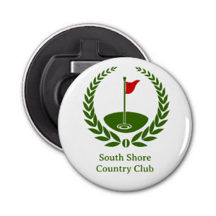 Décapsuleur Golf Club Logo Custom Classic Golf Drapeau