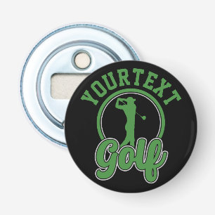 Décapsuleur Golf personnalisé AJOUTER NOM Retro Pro Golfer Swi