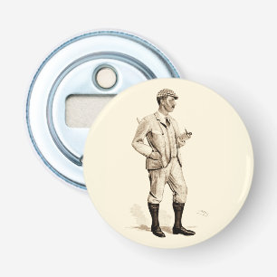 Décapsuleur Golfeur vintage avec le tuyau et les bottes de