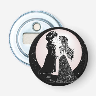 Décapsuleur Gothique Emo Enfants Kiss Valentine's Day