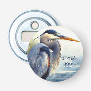 Décapsuleur Great Blue Heron Faune Mer Terres Humides Oiseaux