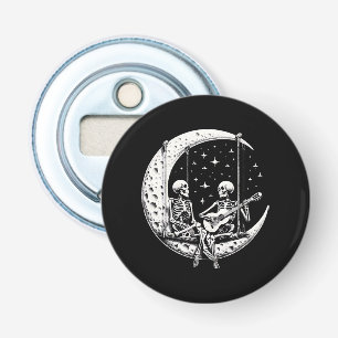 Décapsuleur Guitare de lune de couple de squelettes