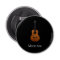 Guitare musicale noir et blanc
