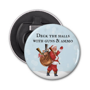 Décapsuleur Gun Lover Père Noël Deck the halls Tir