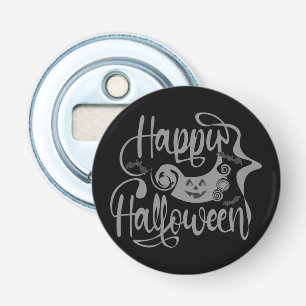 Décapsuleur Happy Halloween chauves-souris Jack-o'-lantern