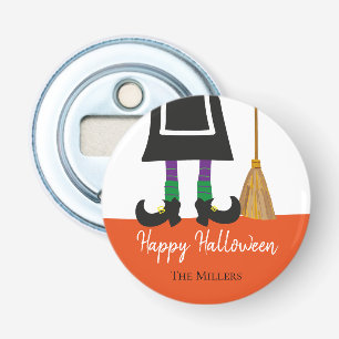 Décapsuleur Happy Halloween Jambes de sorcière et salle person
