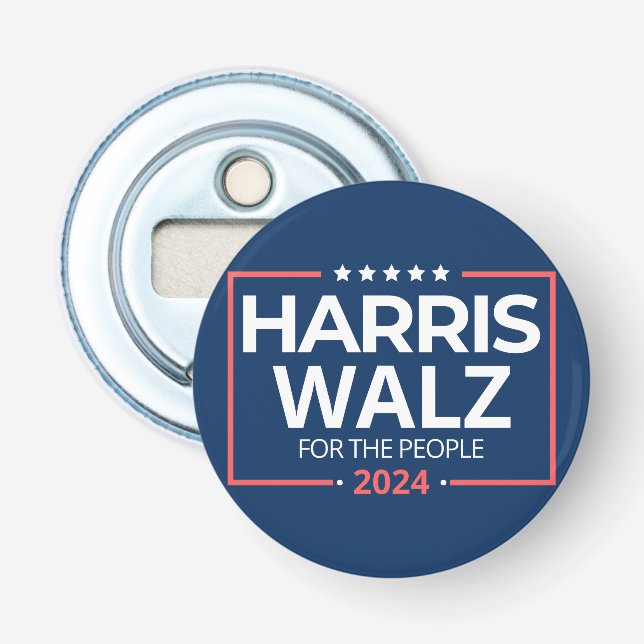 Décapsuleur Harris Waltz 2024 Election Kamala Harris Tim Waltz (Devant)
