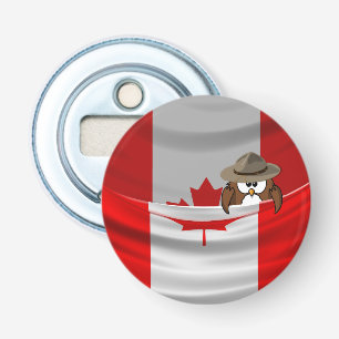 Décapsuleur hibou de la fête du Canada