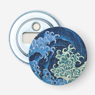 Décapsuleur Hokusai Vague féminine Océan Vintage