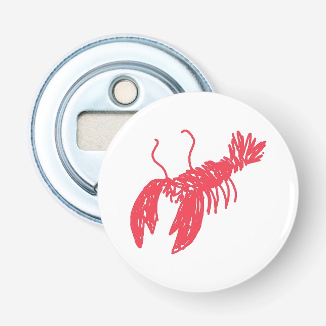Décapsuleur Homard rouge (Devant)