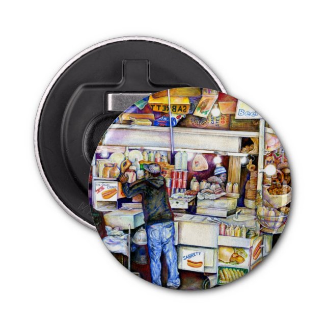 Décapsuleur Hot Dog God, New York (Devant)