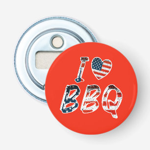 Décapsuleur I Love BBQ, American Patriotic