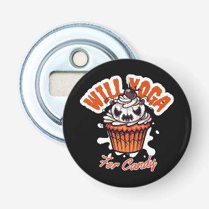 Décapsuleur Idée de cupcake Halloween pour le yoga des mamans
