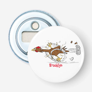 Décapsuleur Illustration amusante de poulet cool