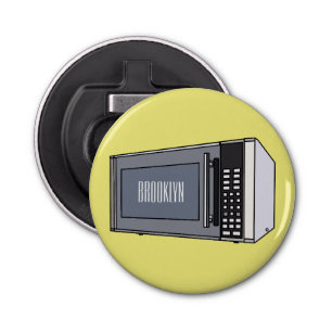 Décapsuleur Illustration de dessin sur micro-ondes