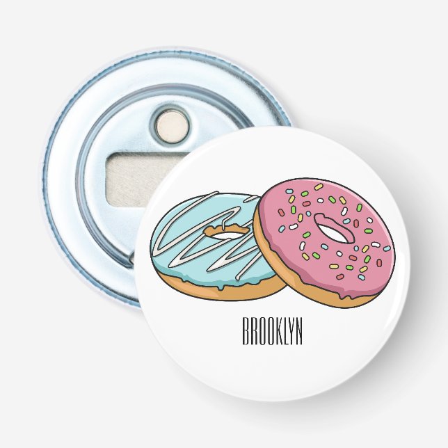 Décapsuleur Illustration de Donut (Devant)