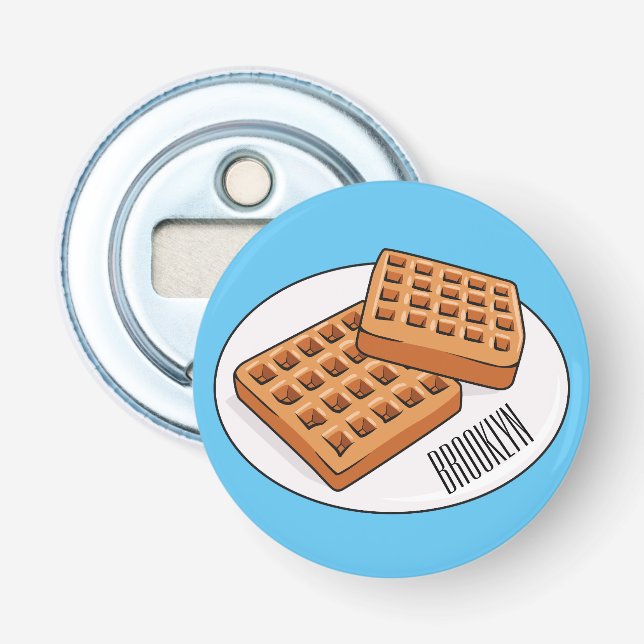 Décapsuleur Illustration de gaufre (Devant)