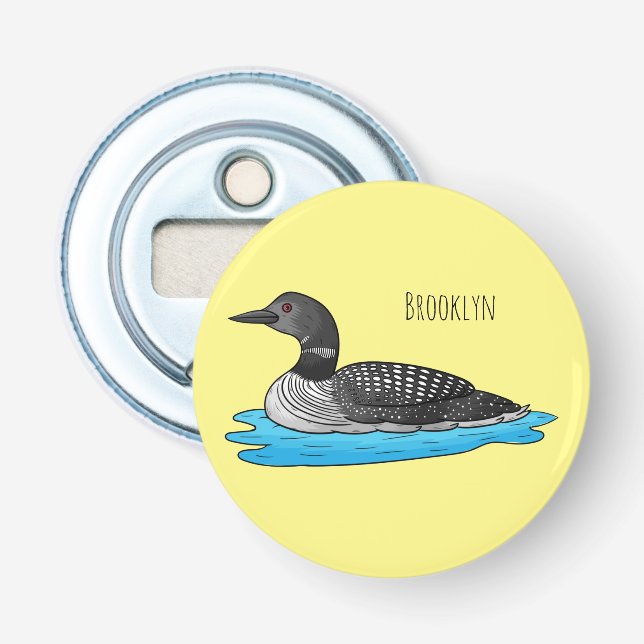 Décapsuleur Illustration de Loon bird (Devant)