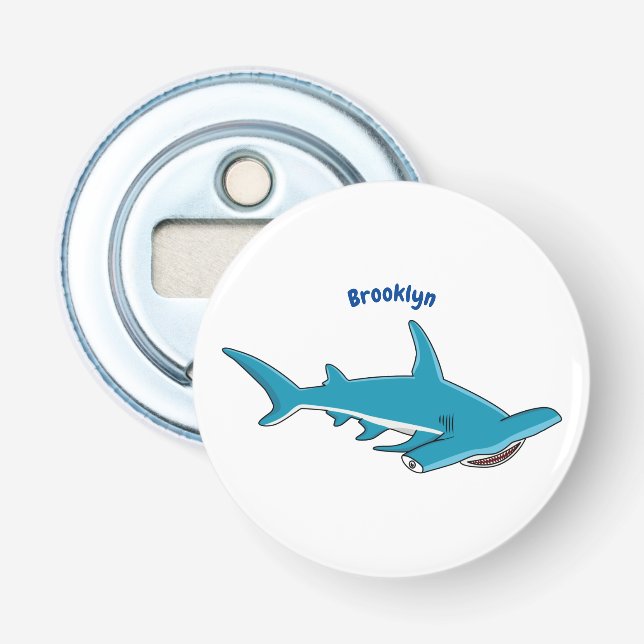 Décapsuleur Illustration de requin marteau (Devant)